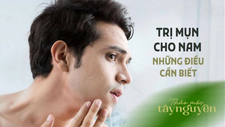 Trị mụn cho nam