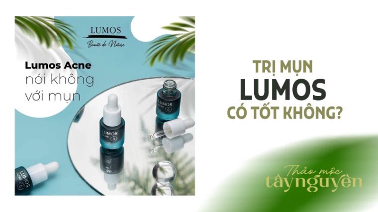 Trị mụn Lumos - Kiềm dầu, trắng da